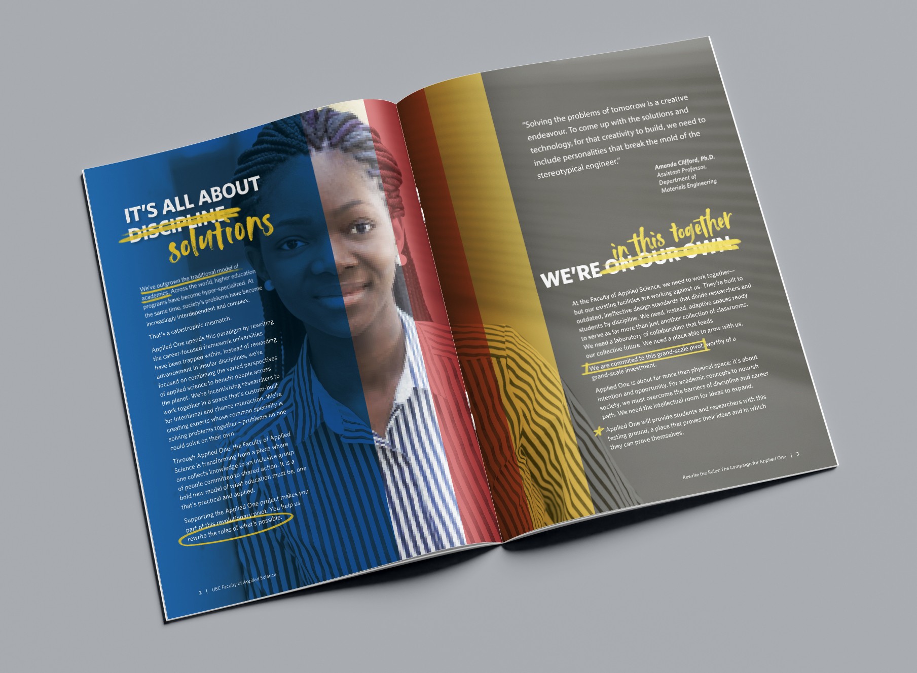 Ubc Program Flyer UBC’s $300M campaign for collaborative education | Mission Minded
