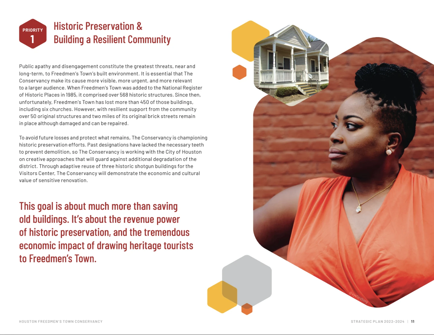 Strategic plan page titled