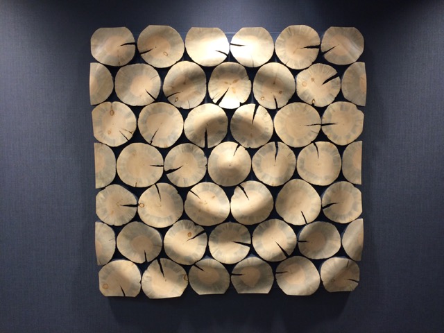 Office design example - wood art for office 